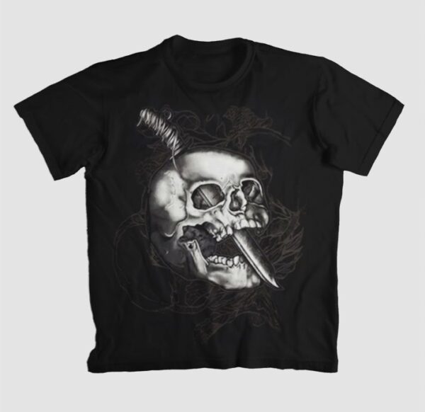 Camiseta Caveira Skull And Dagger